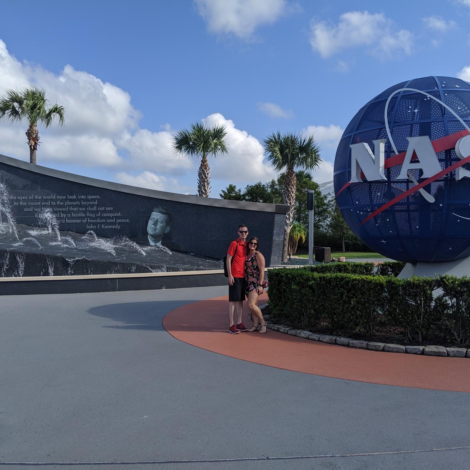 The next day we went to the Kennedy Space Center since we love astronomy!