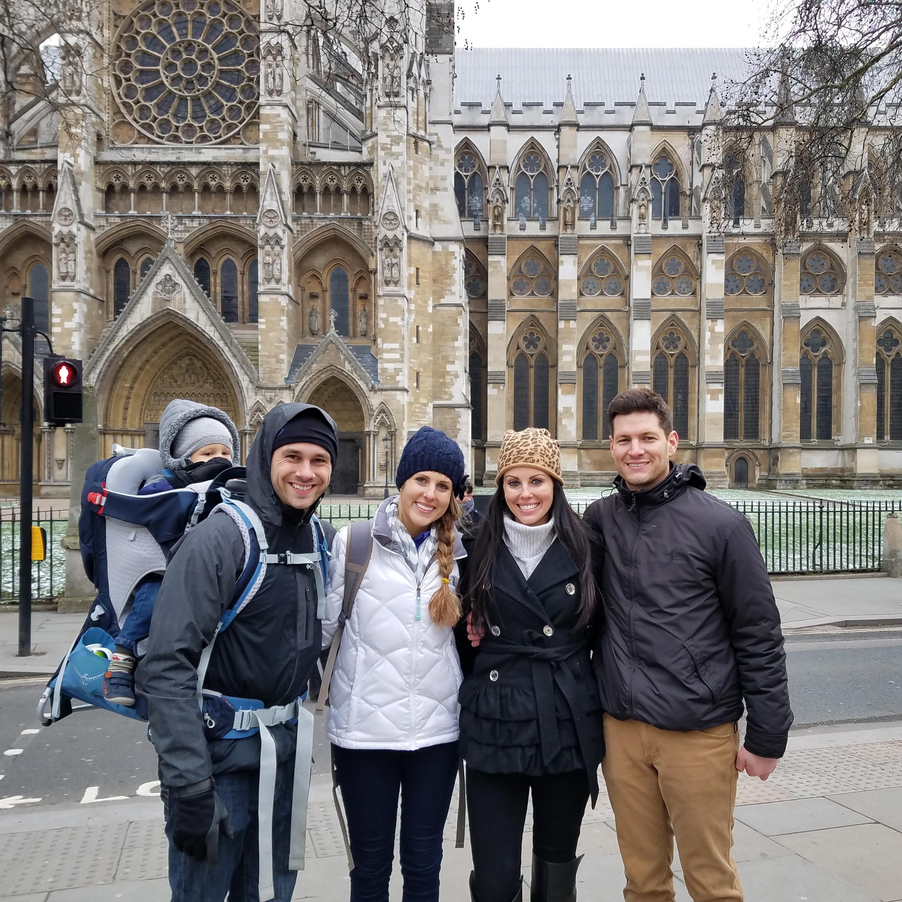 Exploring London with my sister and her family!