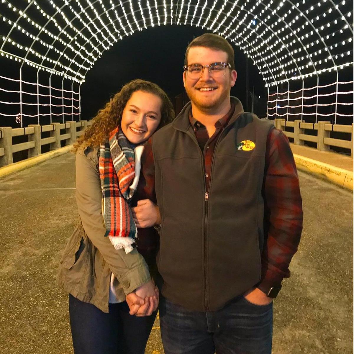 Our first Christmas season together and our first photo together!