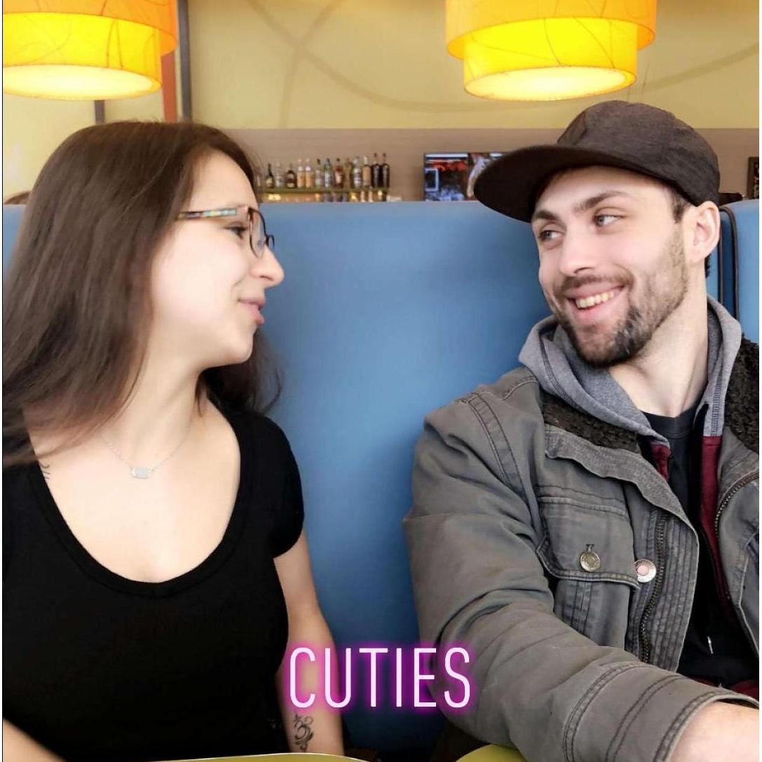 One of my favorite pictures of us! Taken by Kelly Haros-Key during one of our breakfast adventures. She snapped a candid picture and I can't get over the way Danny is looking at me. ♥