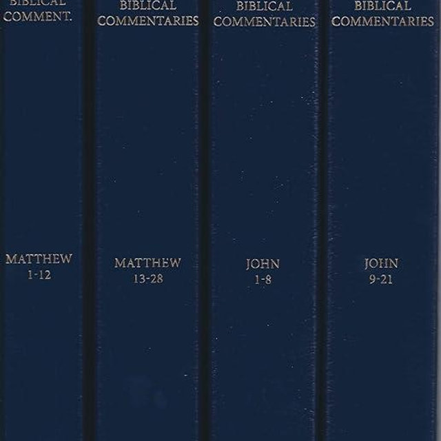 Commentary on the Gospels of Matthew and John (4 Volume Set) (Latin and English Edition)