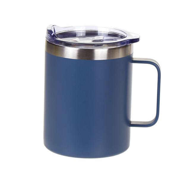 Simply Essential™ Thermo 14 oz. Stainless Steel Mug with Lid in Blue
