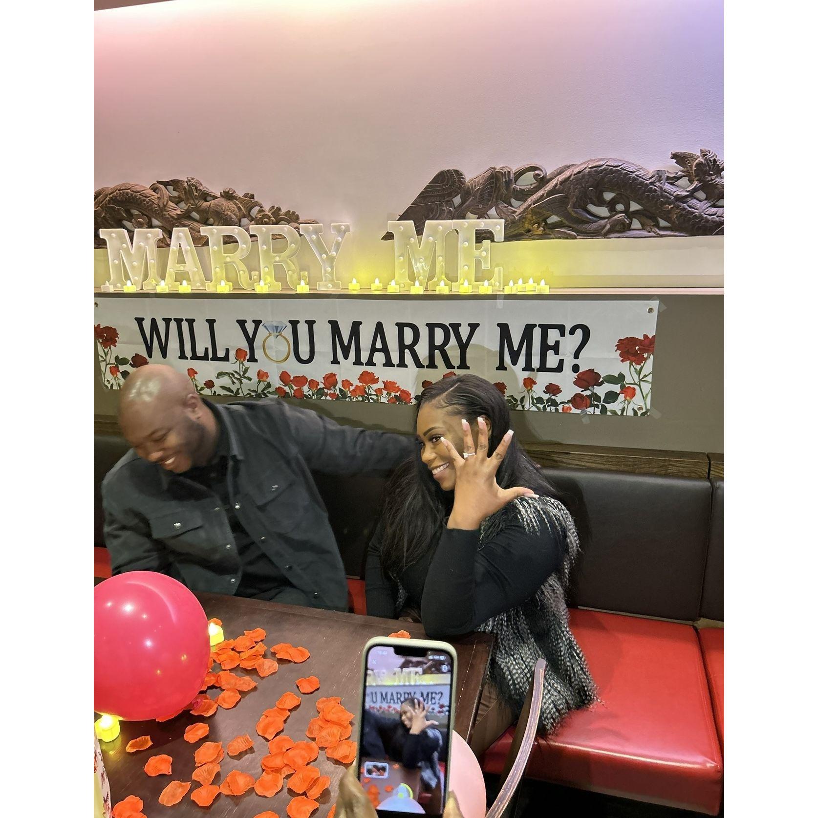 cant forget this day, the day I knew I would get to marry the LOML