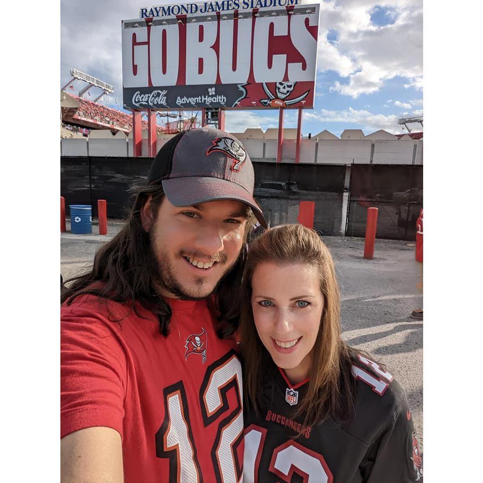 Bucs Game at Raymond James Stadium in Tampa, Florida