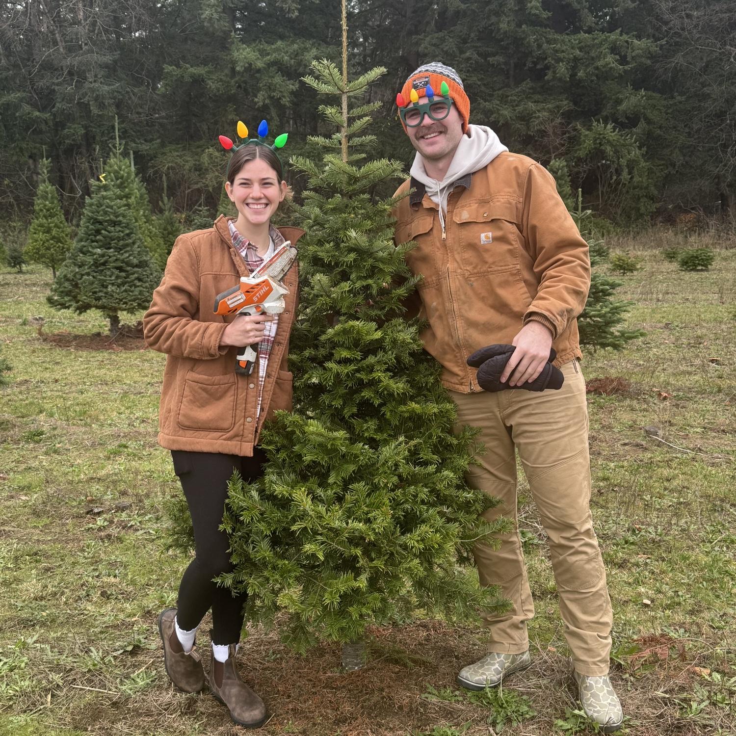 Second Christmas tree together