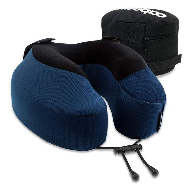 Cabeau Evolution S3 Travel Pillow, Memory Foam Airplane Neck Pillow for Travel, Home, Office, Neck Pain, Gaming, Breathable & Machine Washable Soft Cover, 360-Degree Neck & Chin Support