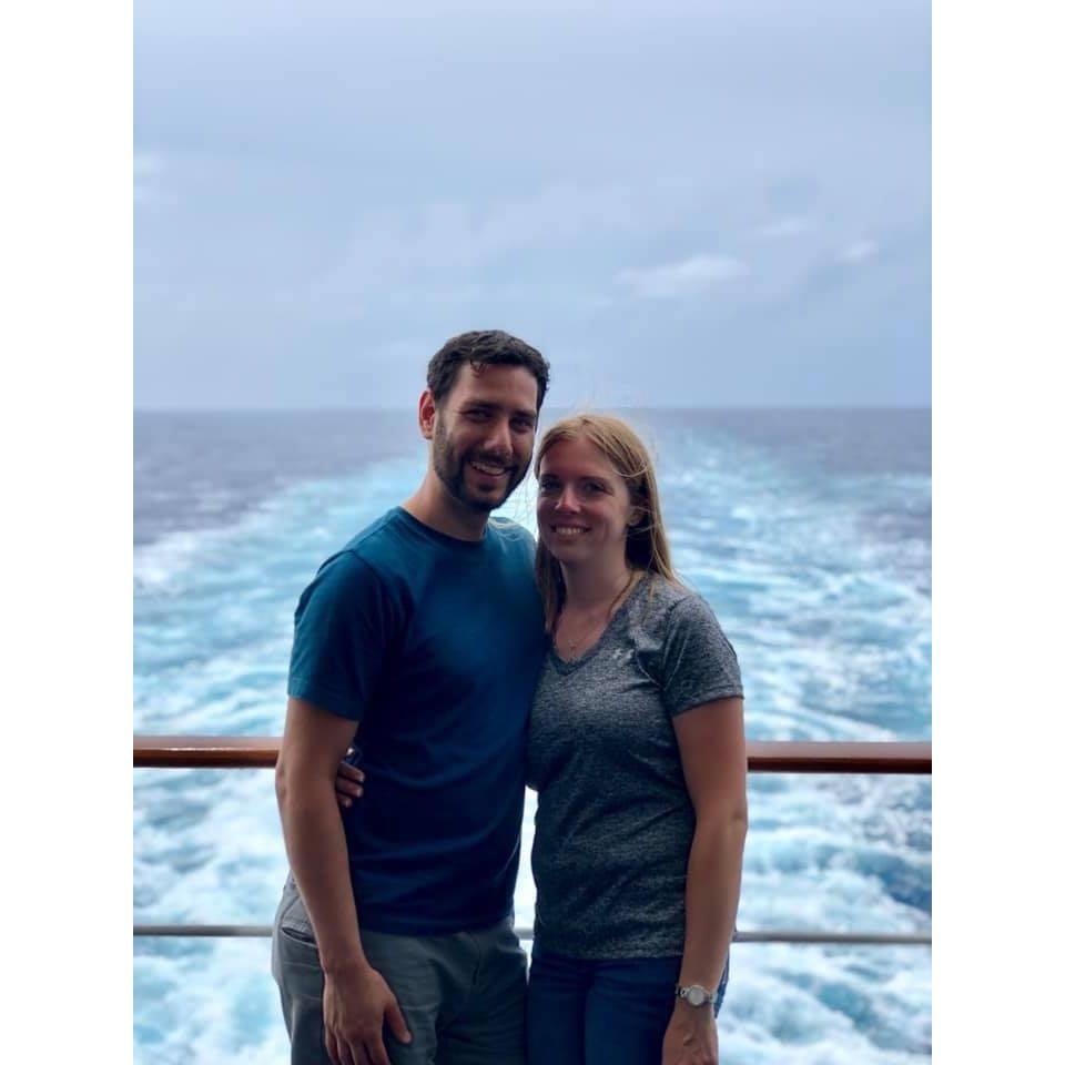 Day at sea on a cruise