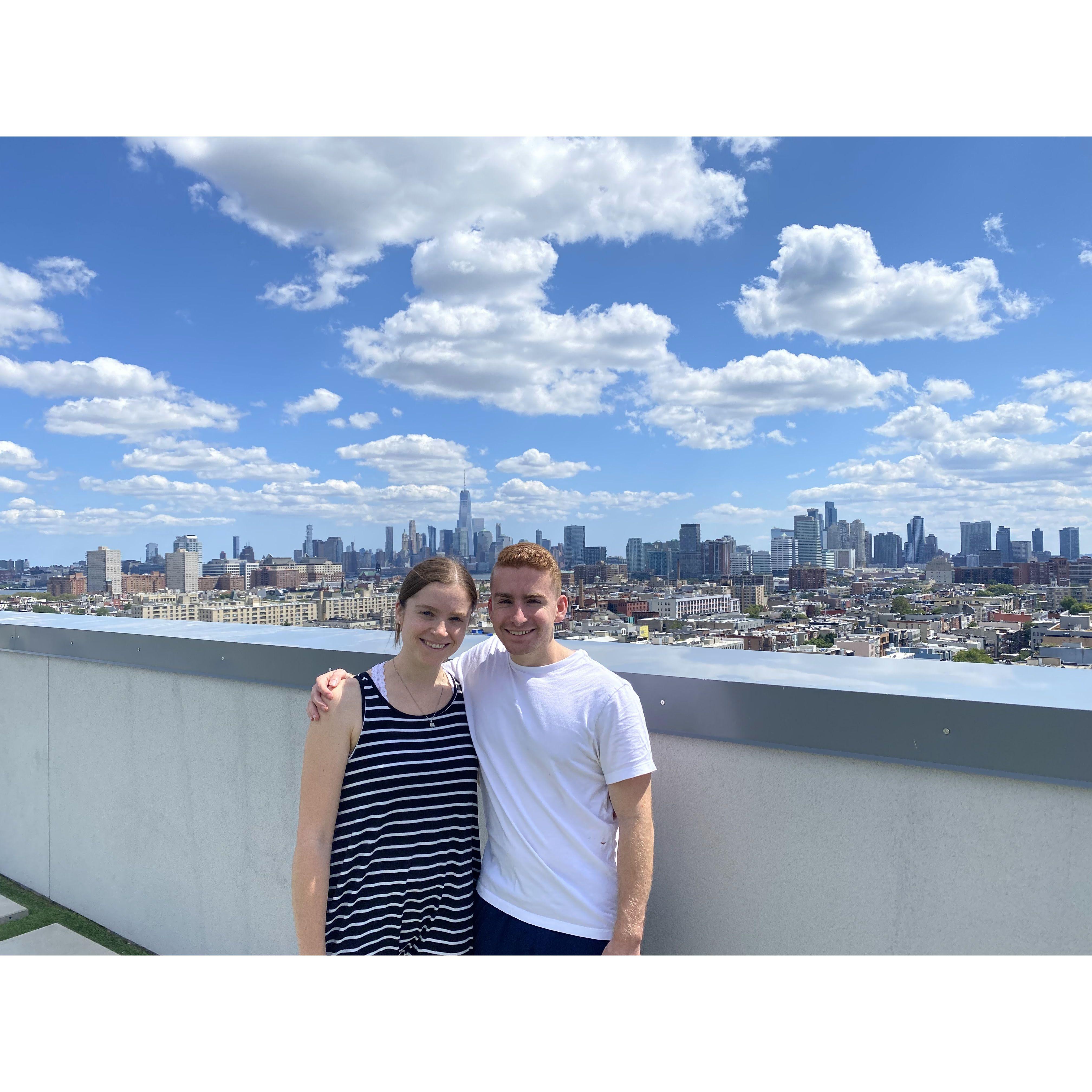 Our first apartment.