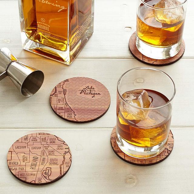 Neighborwoods Map Coasters – Minneapolis