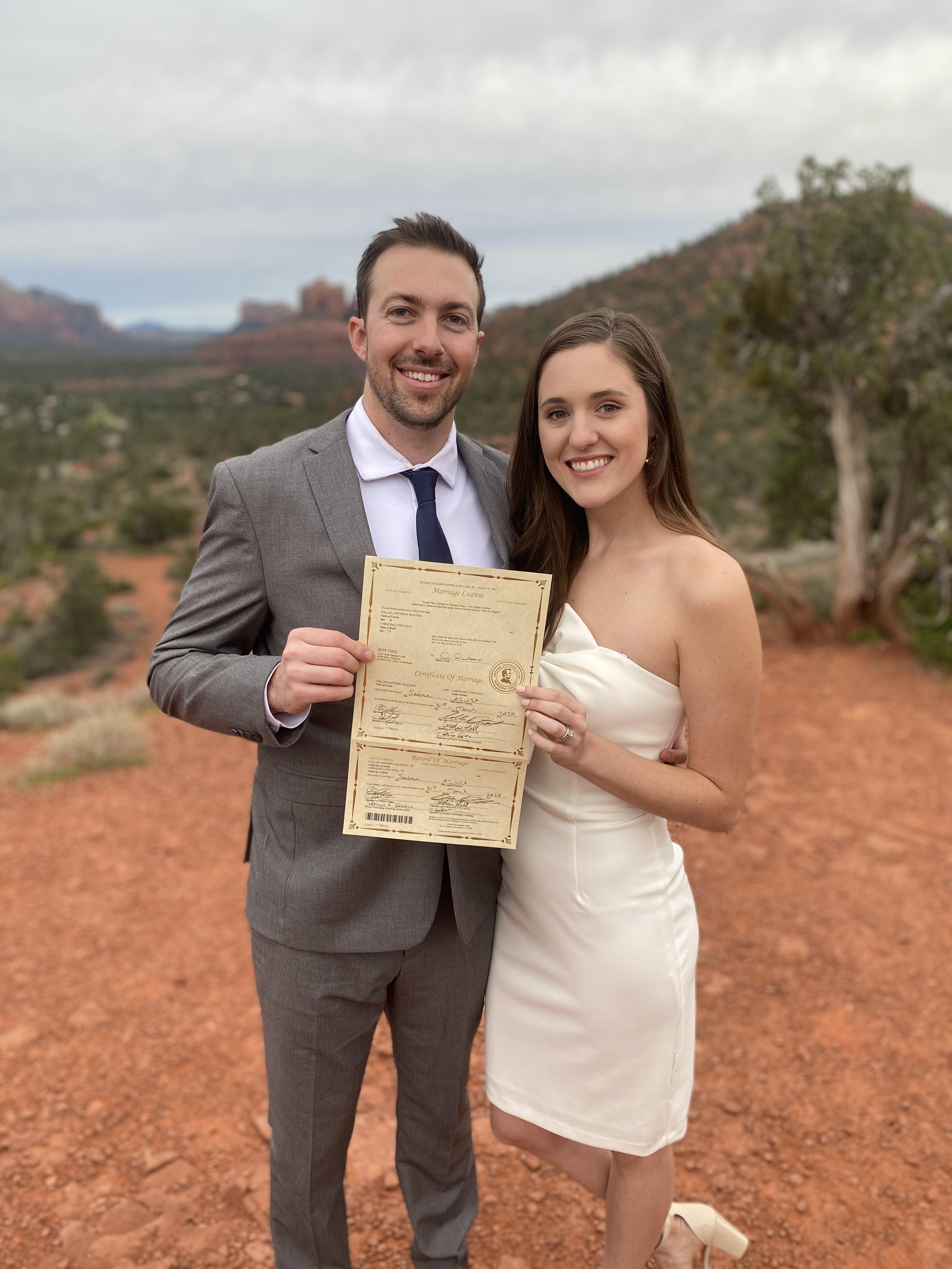 The Wedding Website of Caroline Hall and Cal Keating