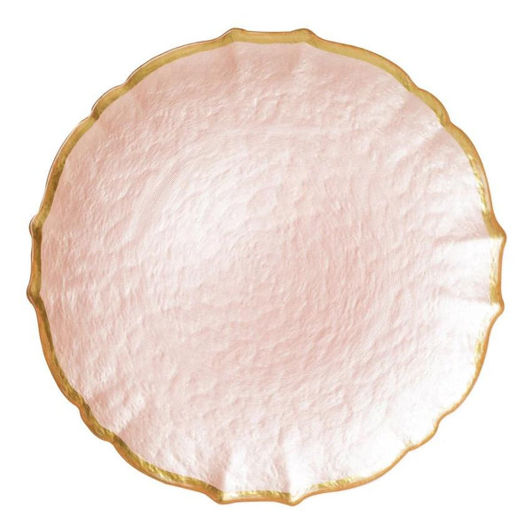 Baroque Glass Service Plate/Charger