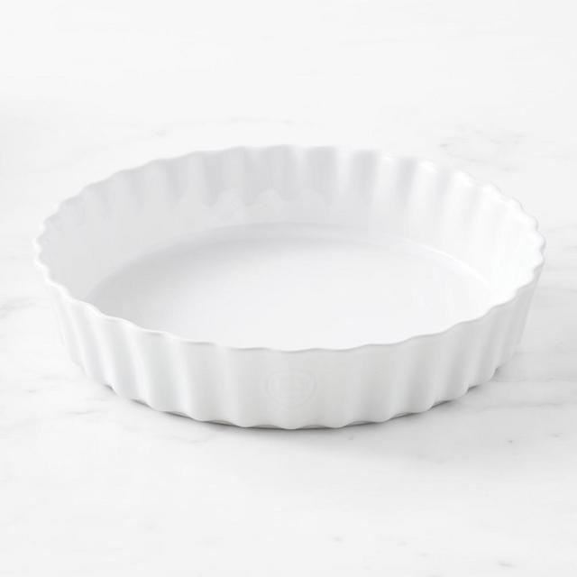 Emile Henry 11 1/5" Round Tart, Solid White