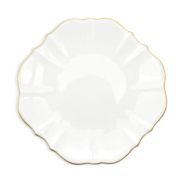 Twig New York Amelie Brushed Gold 7" Bread Canape Plate