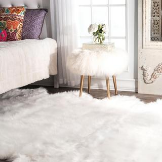 Ayana Faux Sheepskin Octo Shaggy Rug