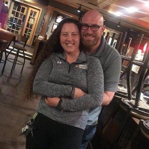 Hanging out at the bar early on in our relationship