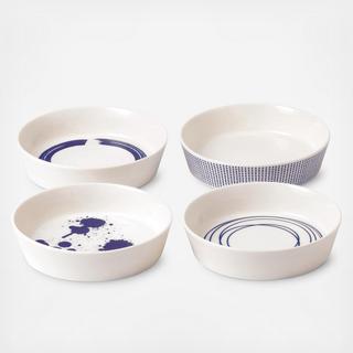 Pacific Round Serving Dish, Set of 4