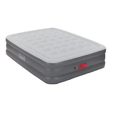 Coleman GuestRest Double High Air Mattress with Built-In-Pump Queen - Gray