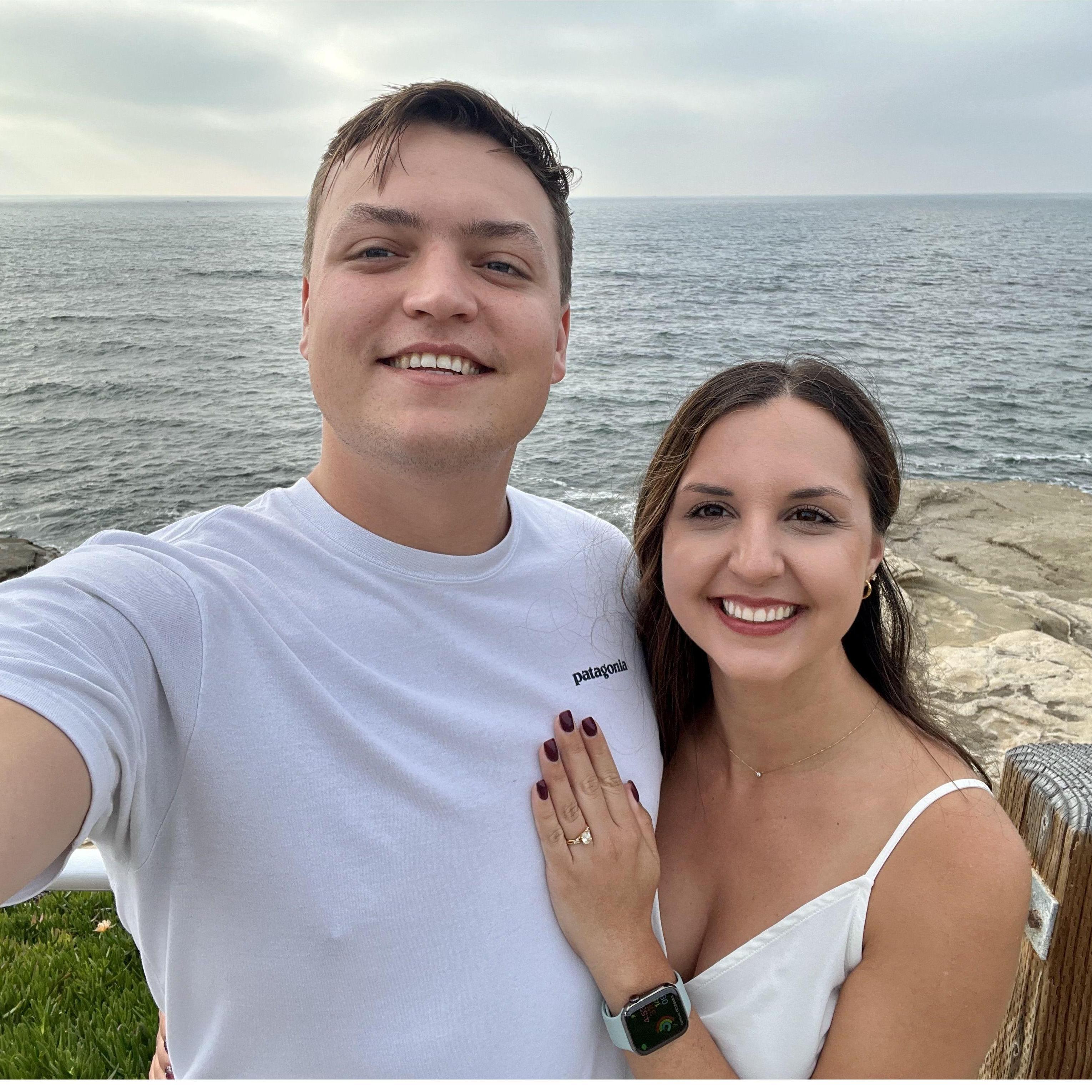 First day as an engaged couple