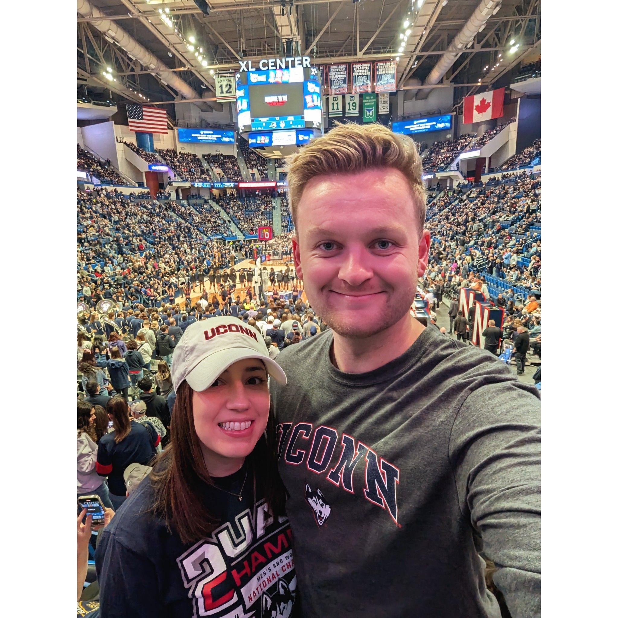 Our excitement over seeing Paige and Azzi