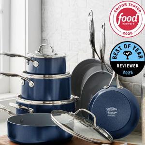 Valencia Pro Ceramic Nonstick 11-Piece Cookware Set | Twilight