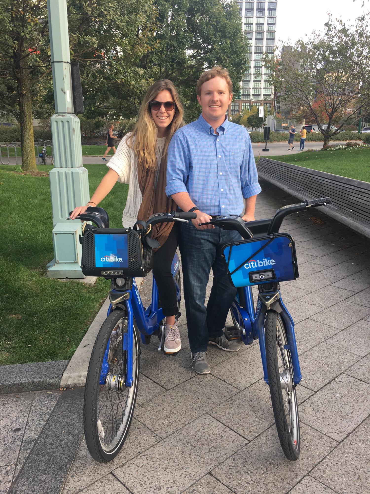 Biking through New York City, 2017!