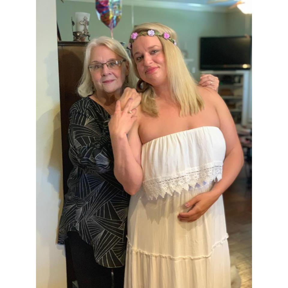 Erin and her mom.