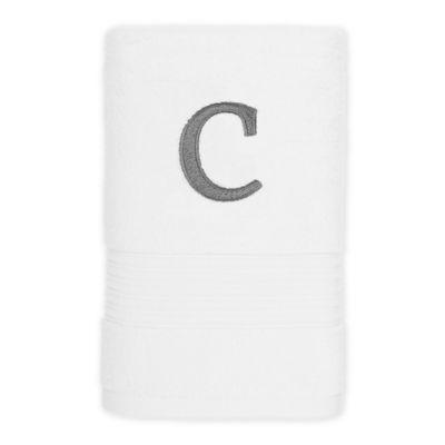 Avanti Monogram Block Letter "C" Hand Towel