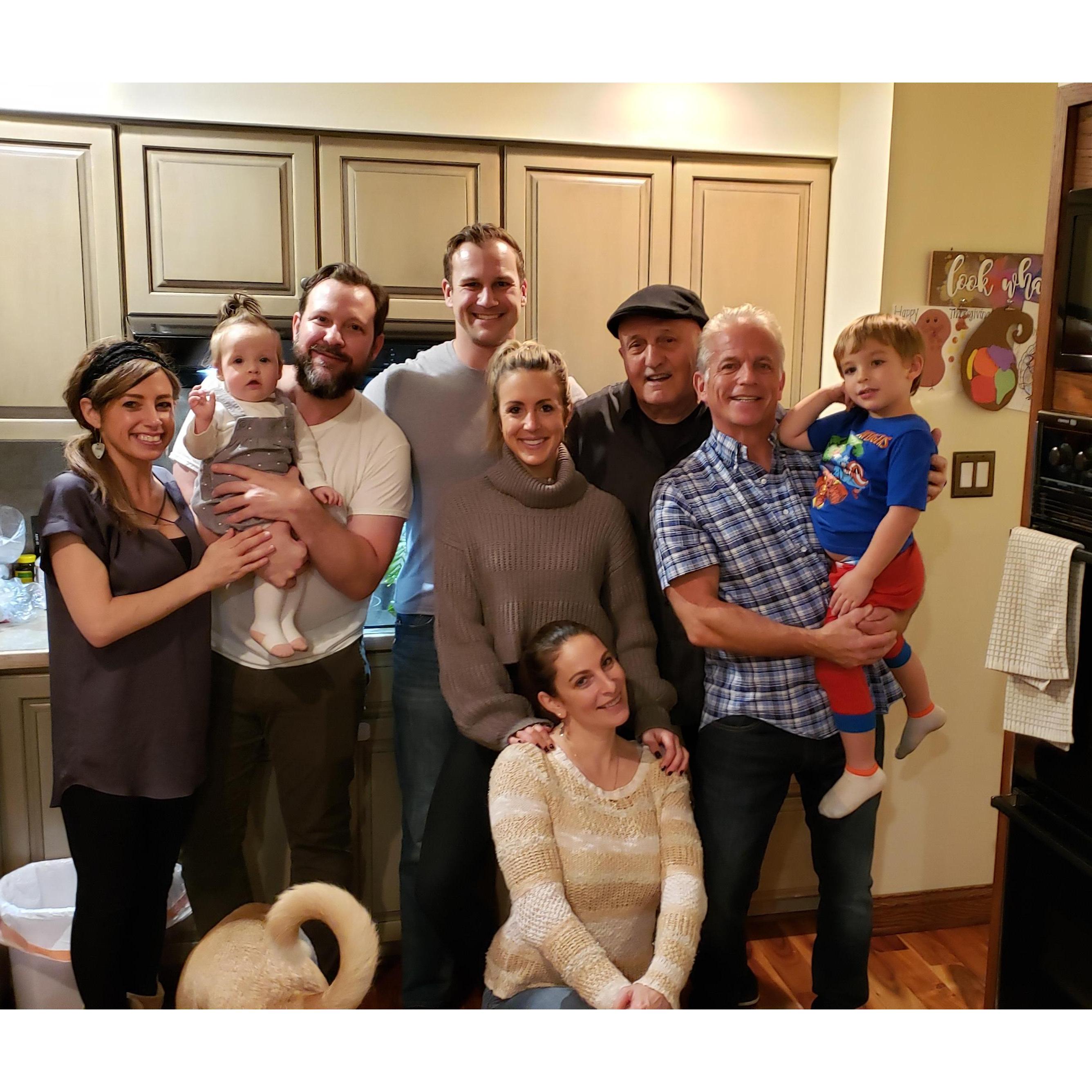 Thanksgiving family photos don't distract Jack from hunting down scraps - 2020
