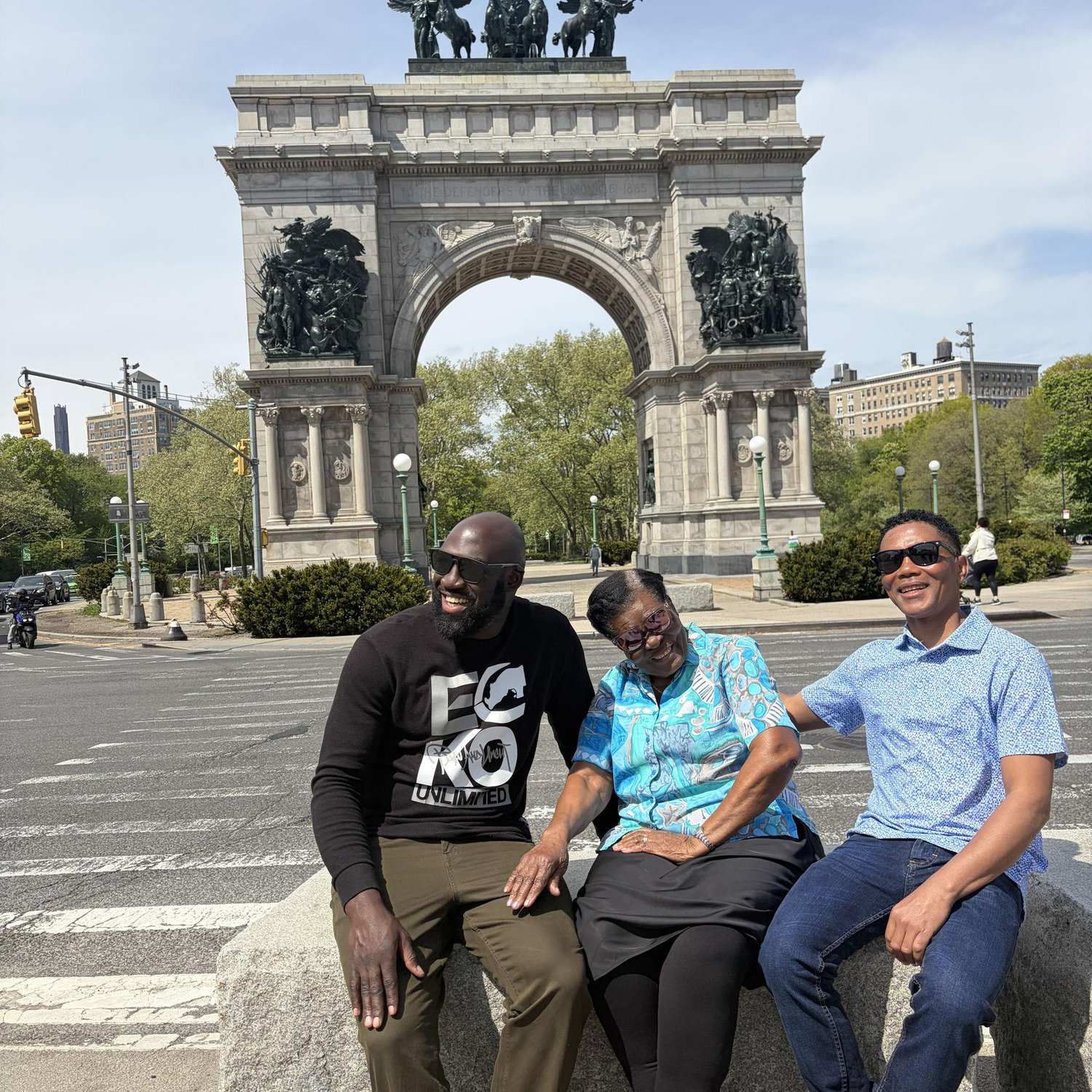 Enjoying the day with my folk!