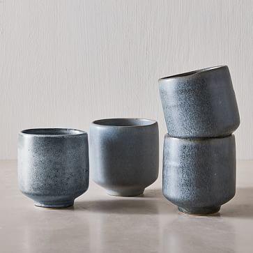 Kanto Matte Glaze Mugs (Set of 4) - Arctic Blue