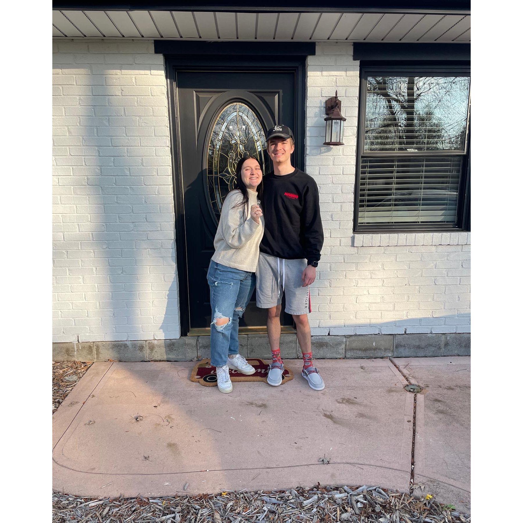 We bought a house together!