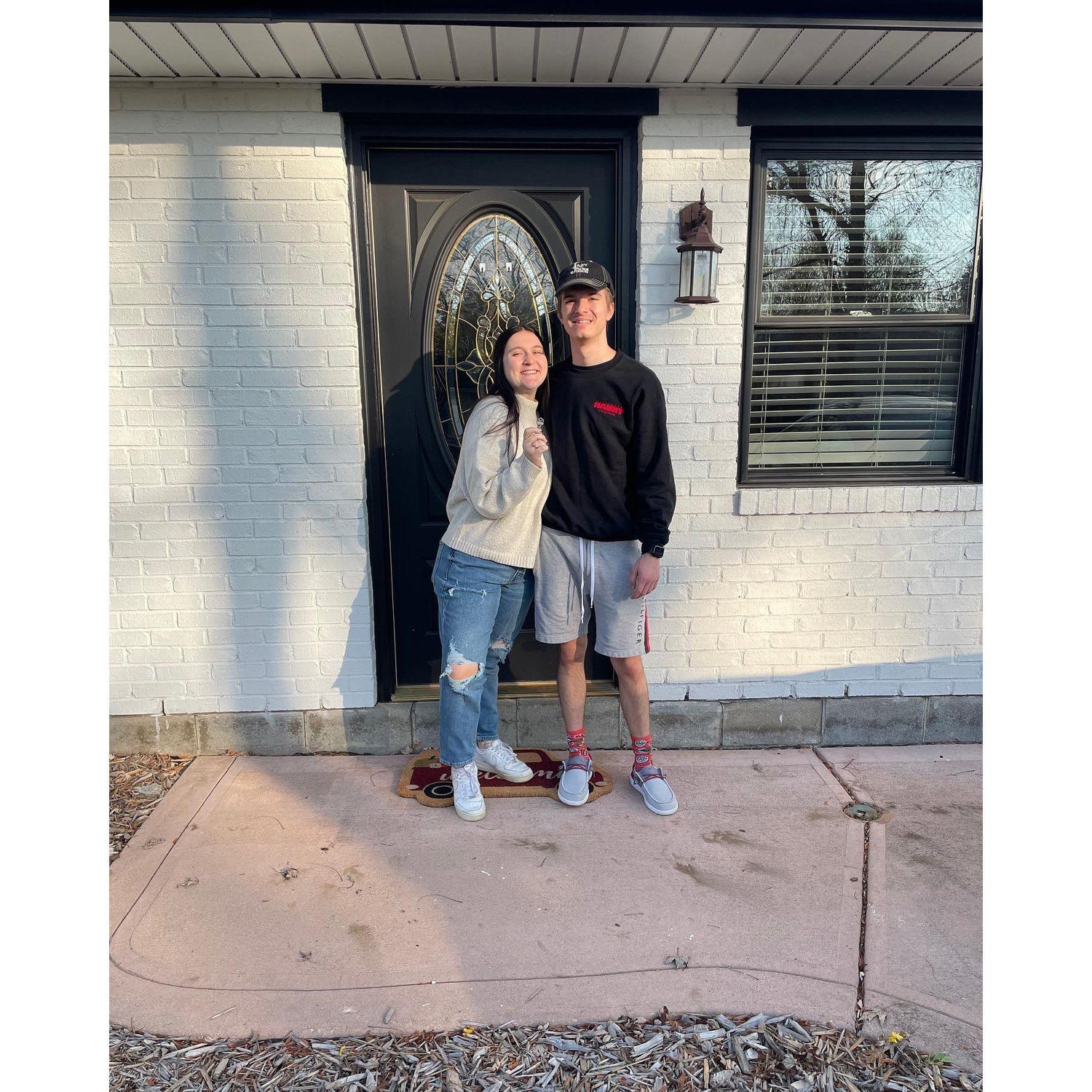 We bought a house together!