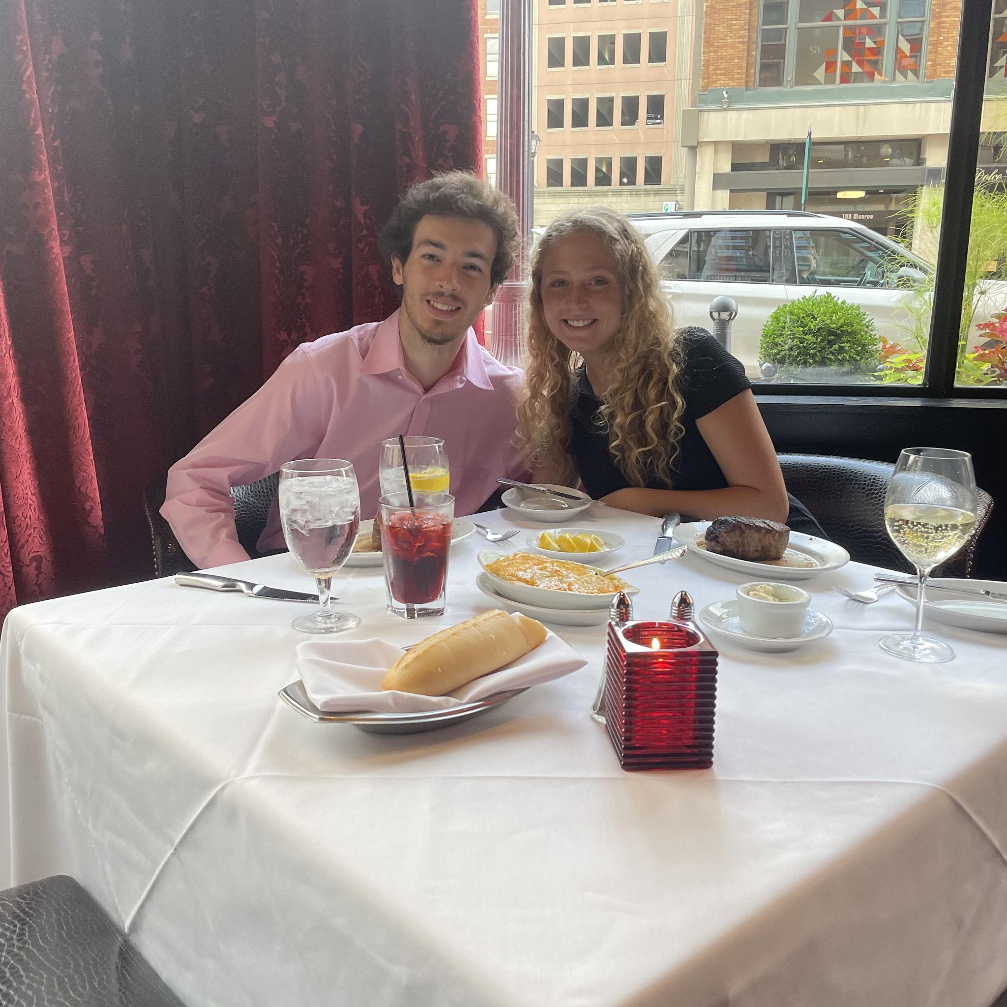 08/18/2021 - Celebrating our 1-year dating anniversary.