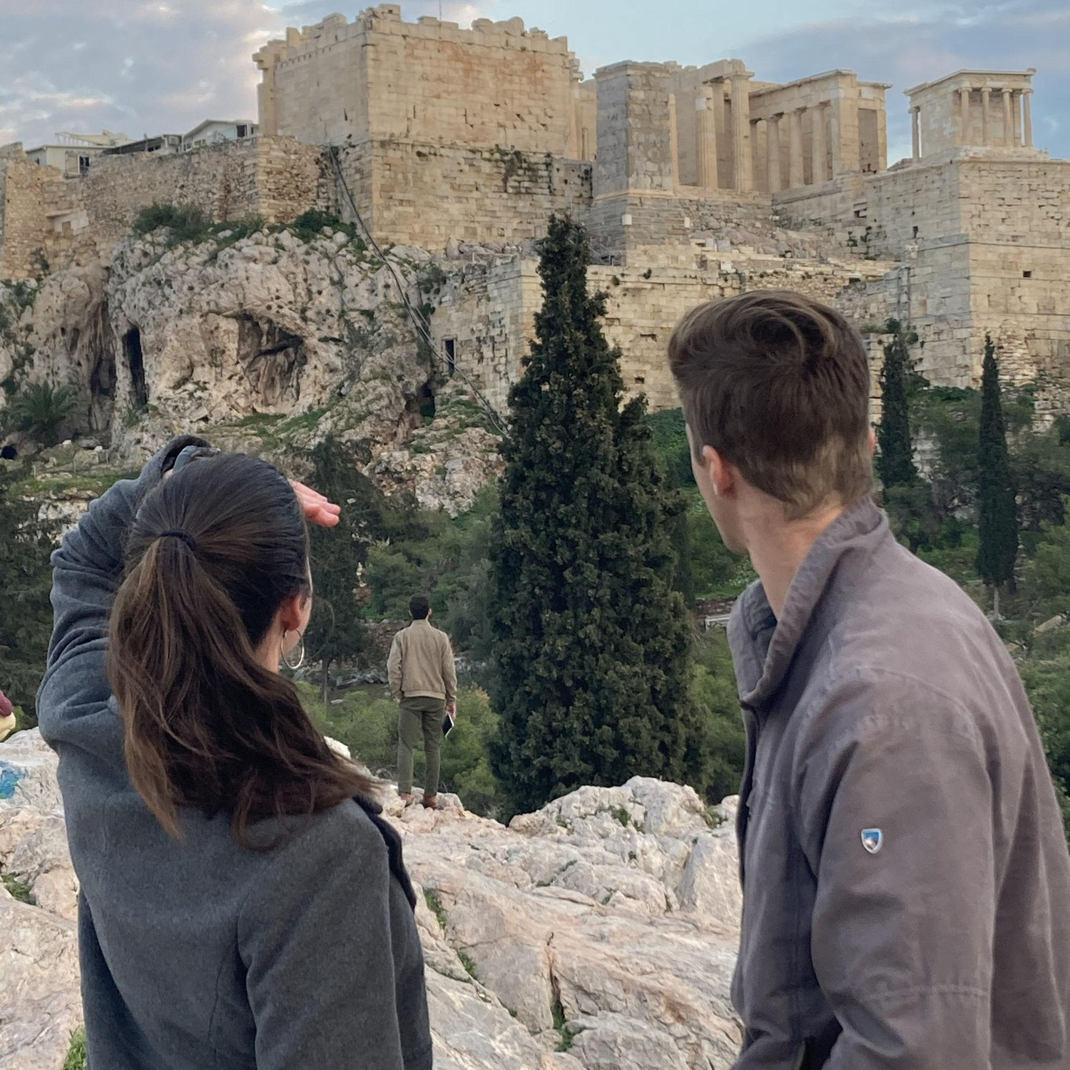 At the Parthenon