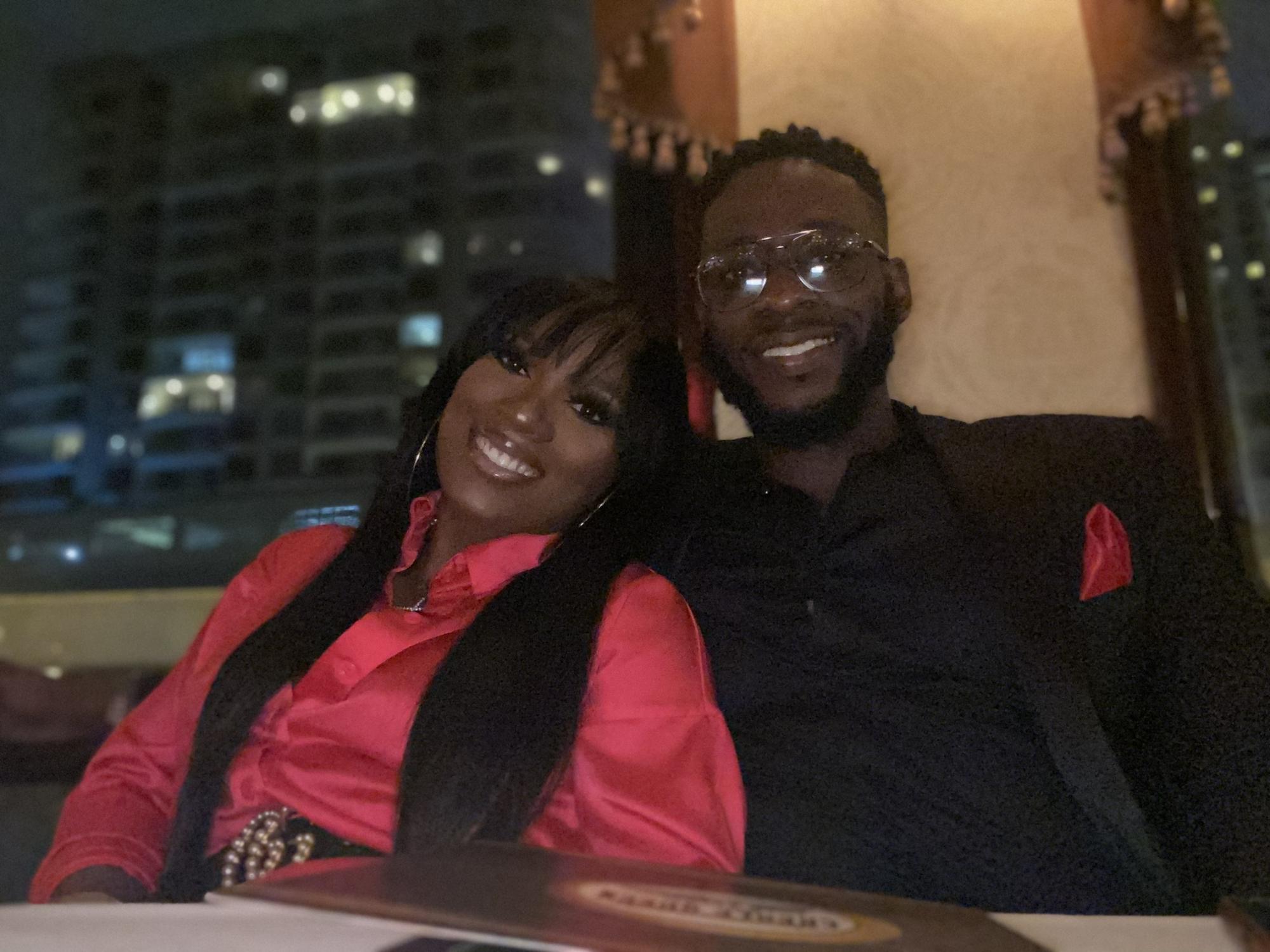 Jazz Dinner Cruise in New Orleans! The food was INCREDIBLE. We were stuffed.