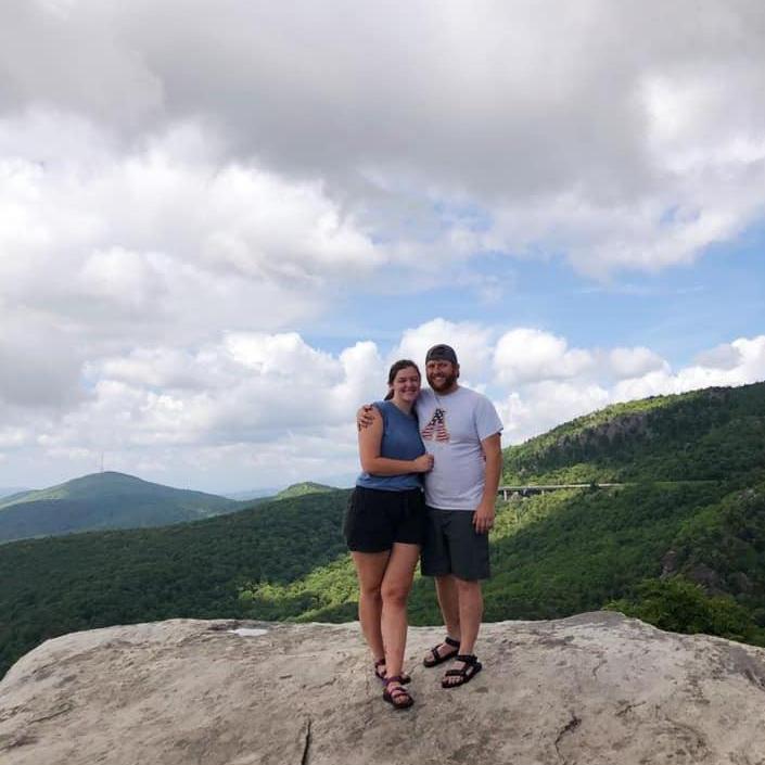 The first ever photo we took as a couple.