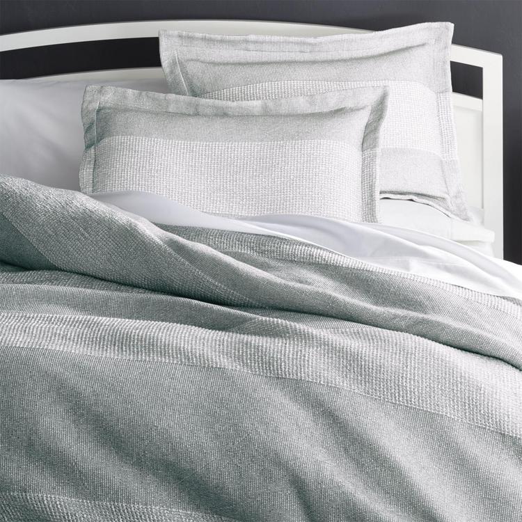 Crate And Barrel Kiyomi Striped Duvet Cover Zola