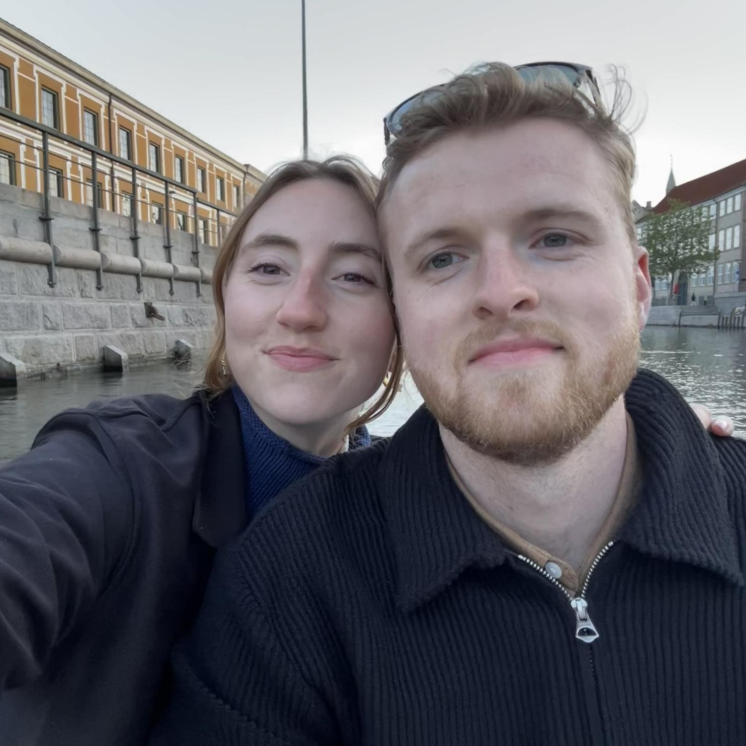 A boat ride during our trip to Copenhagen.