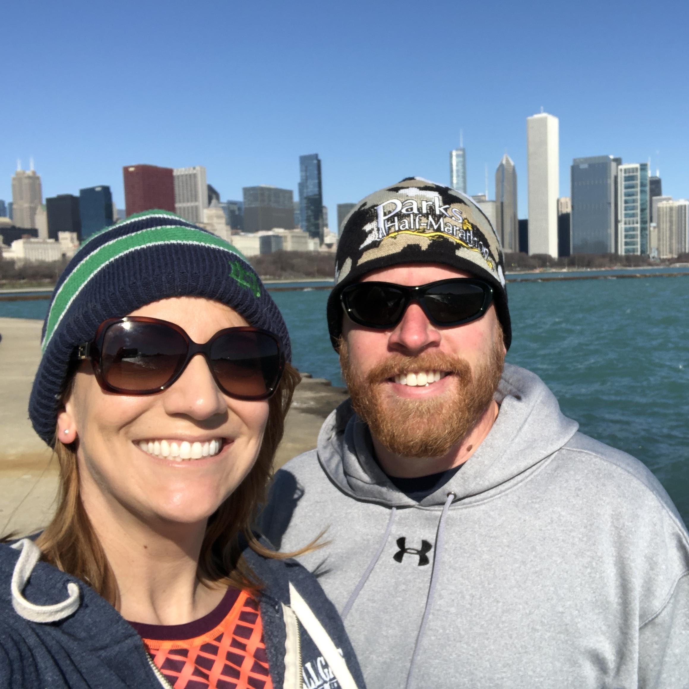 our first trip to Chicago together