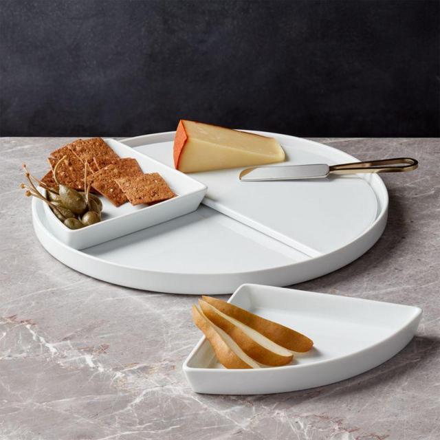 Modular Round 4-Piece Serving Set