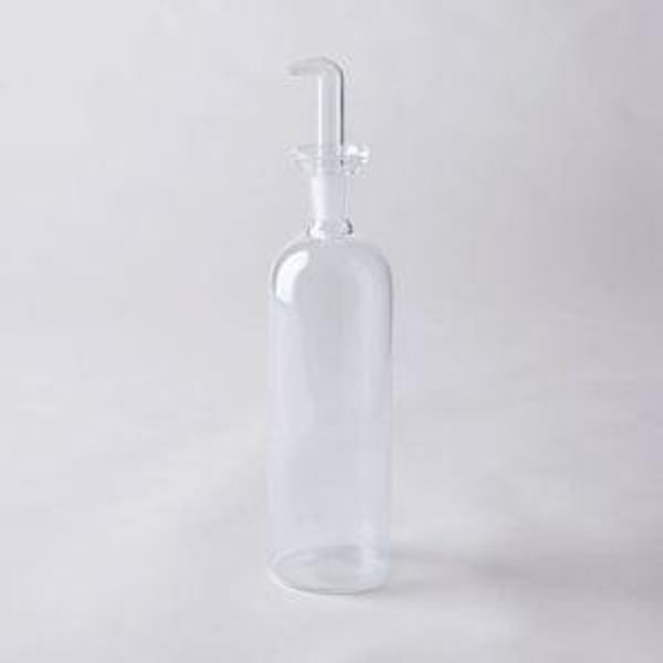 Hawkins New York Cilindro Oil & Vinegar Bottles, Glass Cruets, 3 Sizes