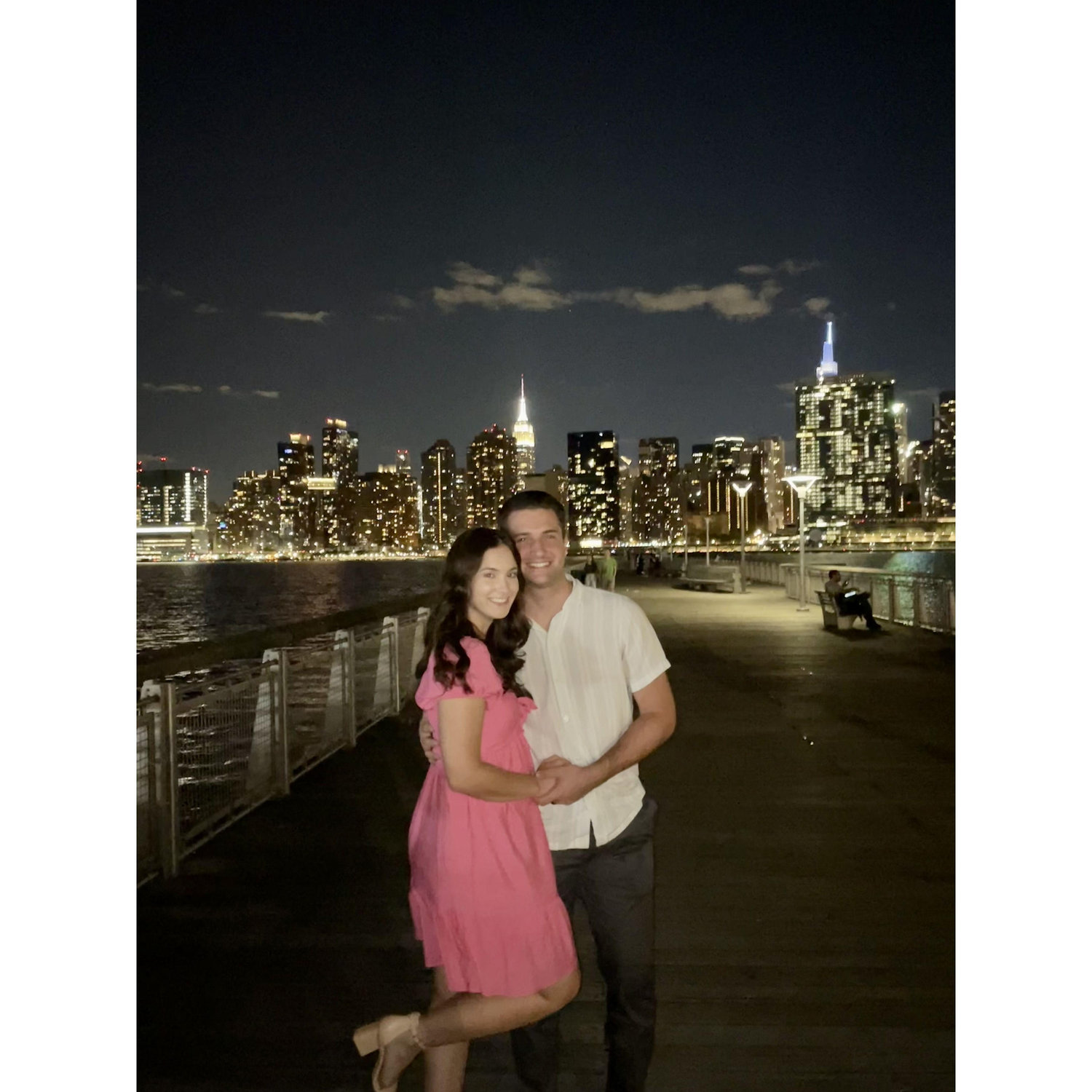 At Rocco and Megan's proposal!