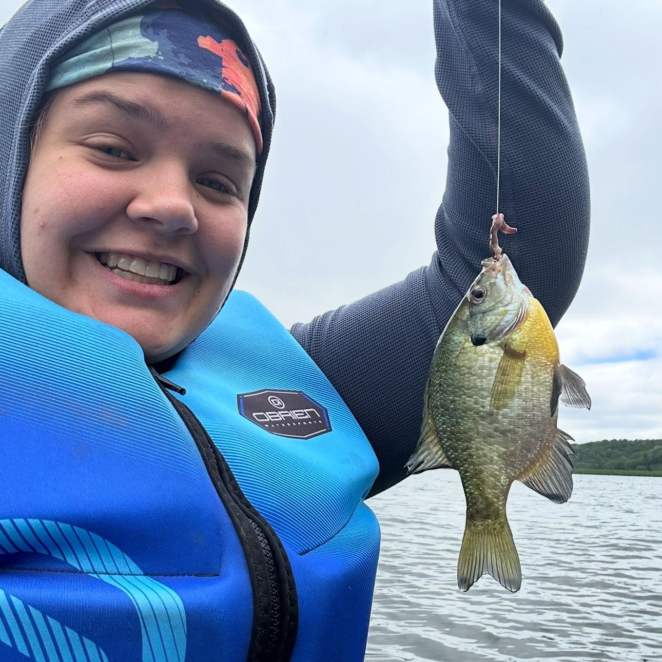 Maggie only catches little fish