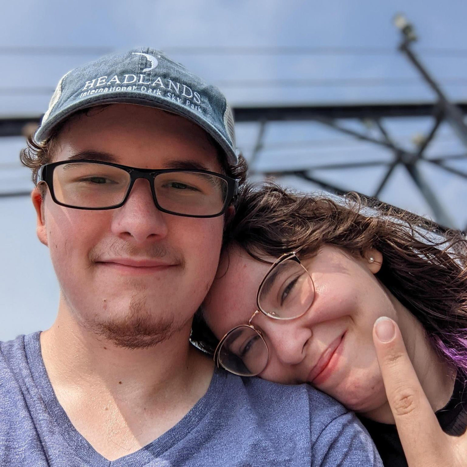 Our first photo together!