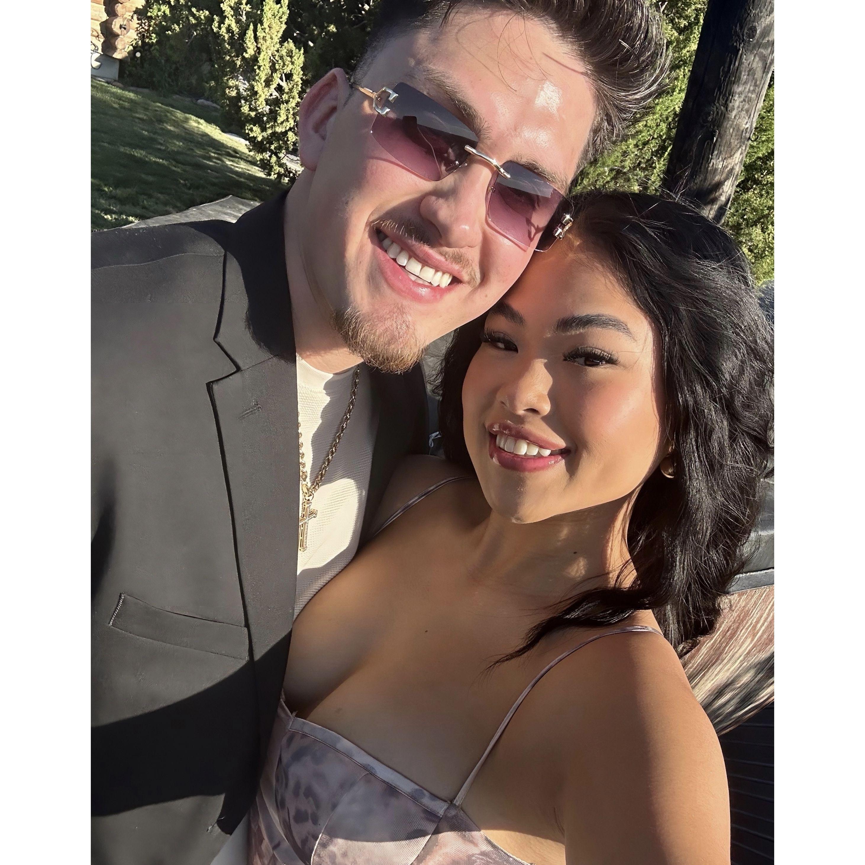 All smiles with our selfies