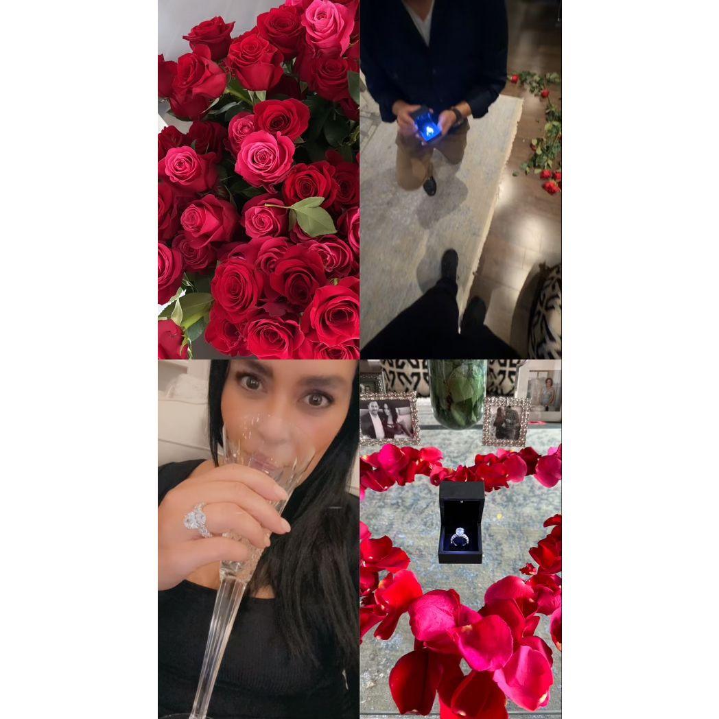 The Proposal was private and a big surprise!