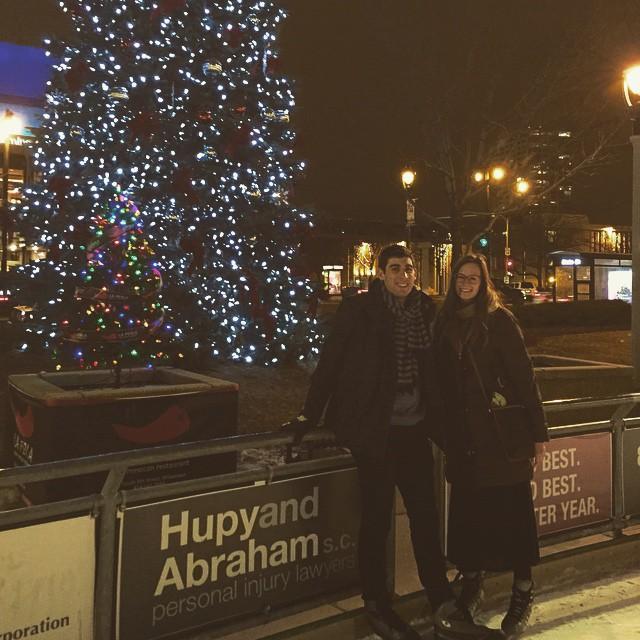 Ice skating in Milwaukee 1/25/15