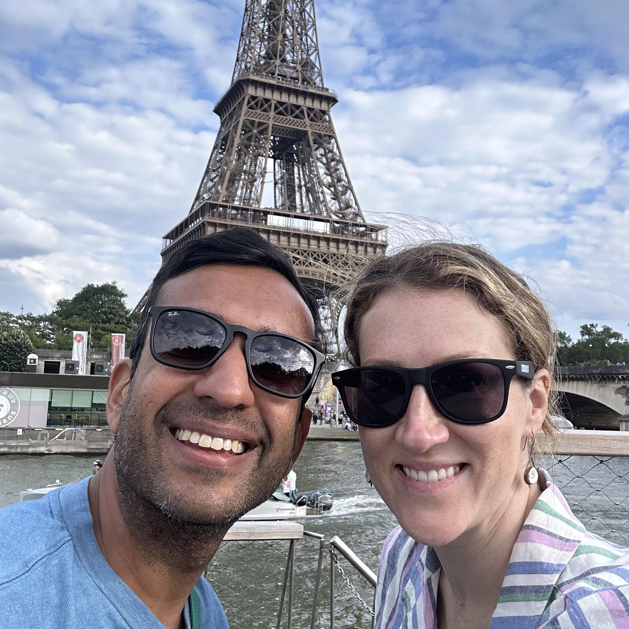 Traveling to Paris for Nitesh's 5-year business school reunion