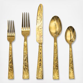 Parisian Garden 20-Piece Flatware Set, Service for 4