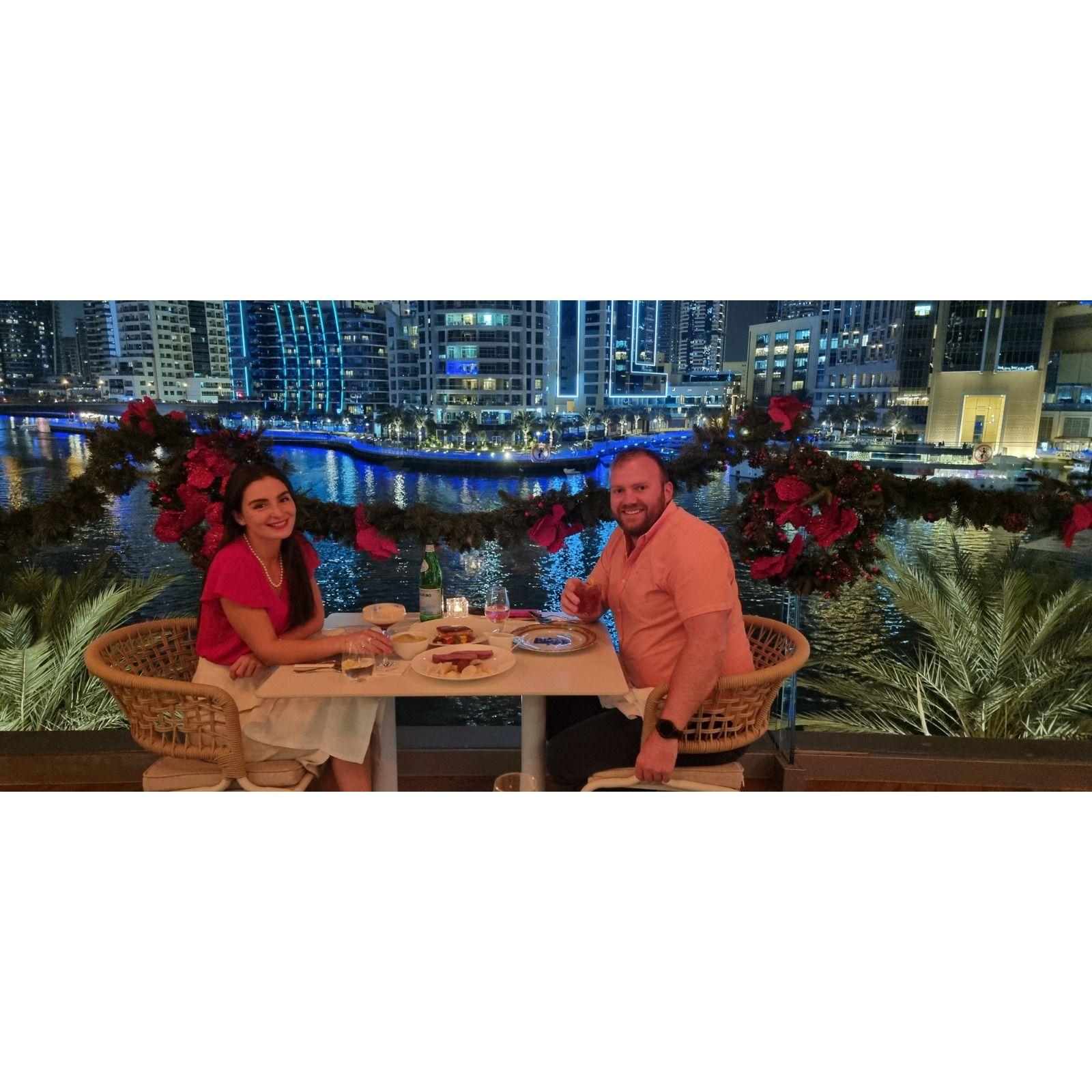 One of our warm evenings in Dubai